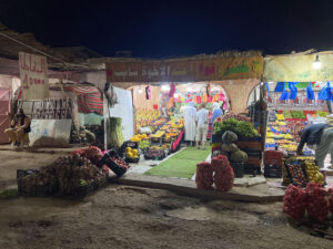 Obst- und Gemüsemarkt in Djanet